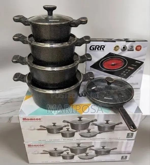 5pcs Momcoc Home and Kitchen Cookware