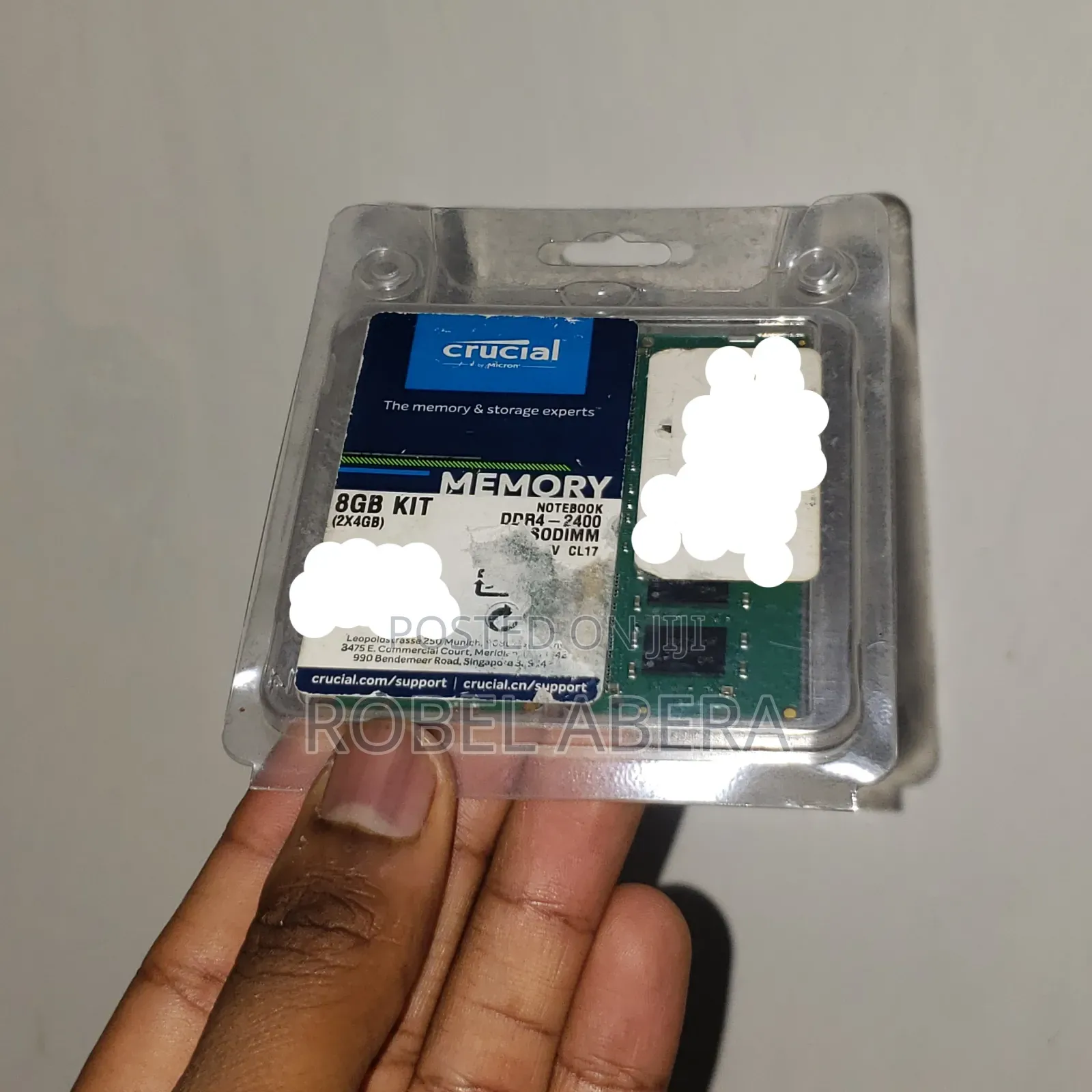 Crucial Ddr4 2400mhz 4gb 2x