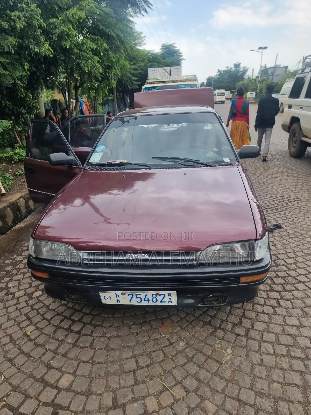 Toyota Corolla II 1.3 FWD 1991 Burgundy