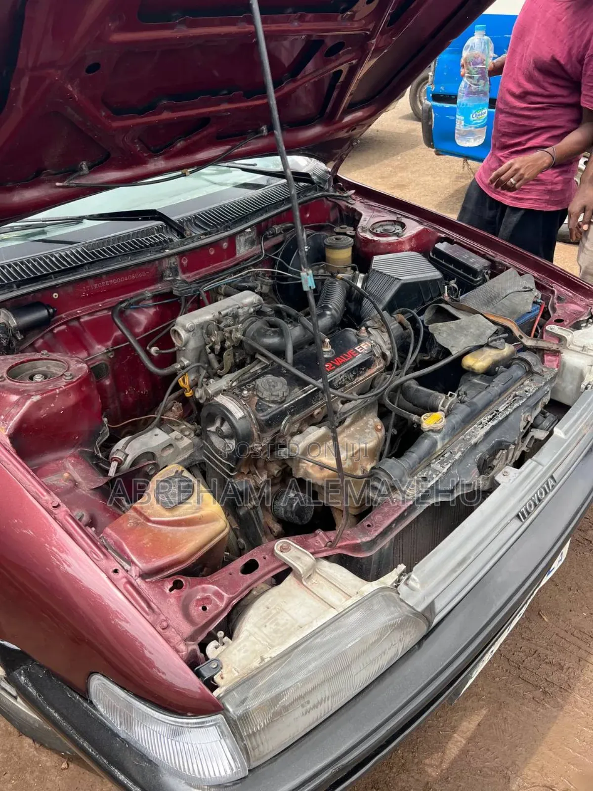 Toyota Corolla II 1.3 FWD 1991 Burgundy