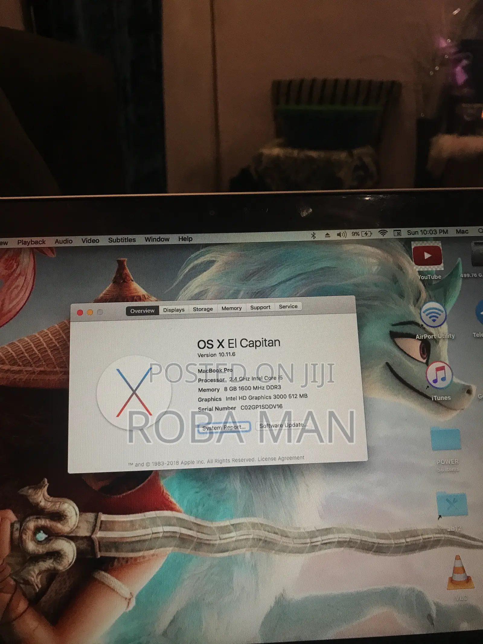 New Laptop Apple MacBook Pro 2012 8GB Intel Core i5 SSD 500GB