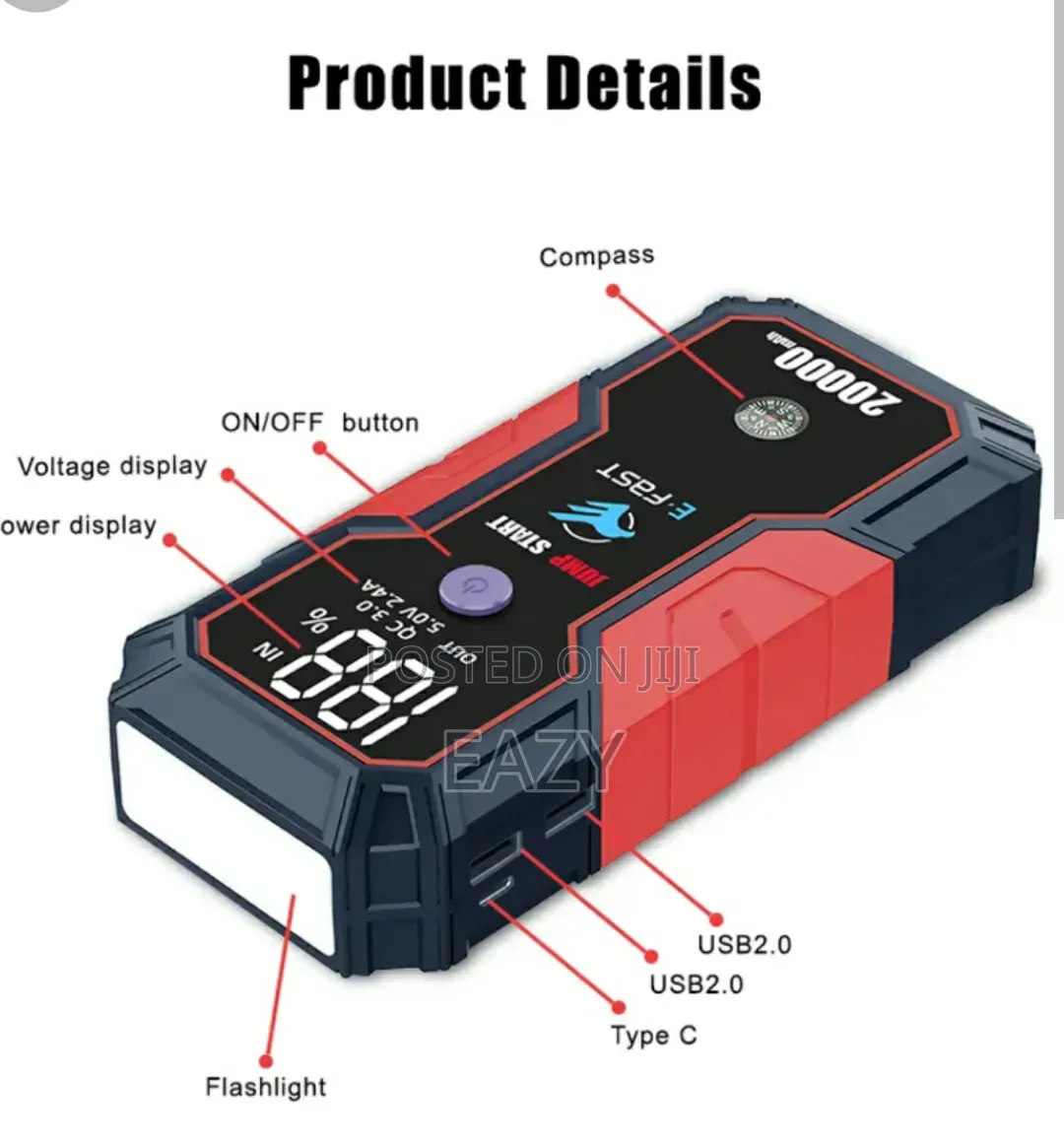 Portable Jump Starter