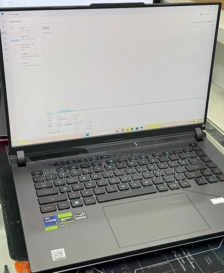 New Laptop Asus ROG Strix G15 16GB Intel Core i9 SSD 1T