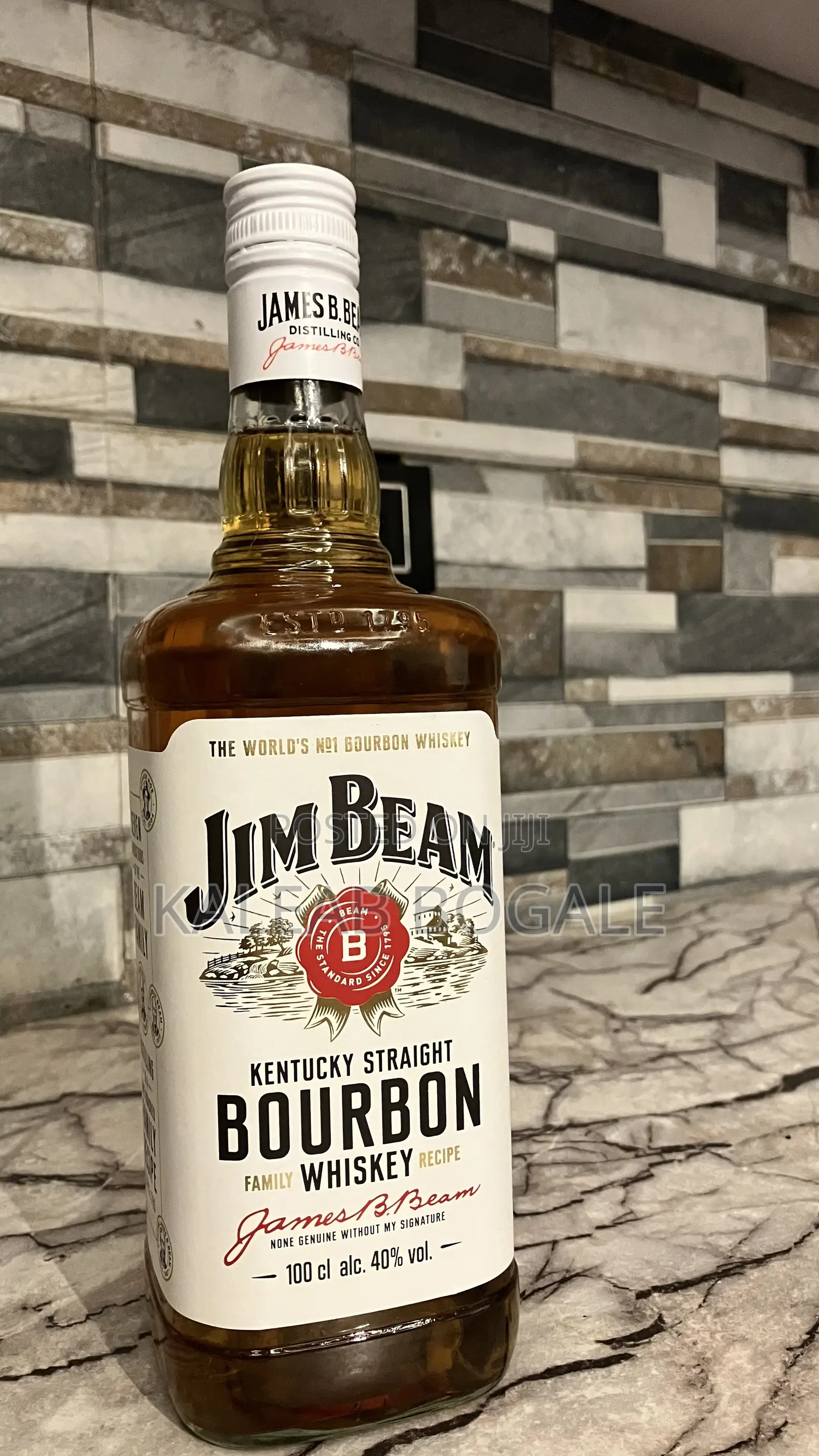 Jim Beam White Label Kentucky Straight Bourbon Whiskey