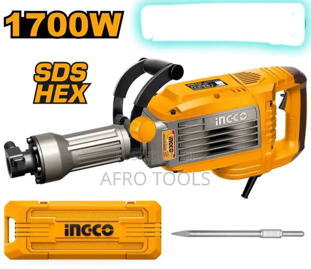 INGCO 1700W Jack Hammer (ኢንኮ 1700ዋ ጃካመር)