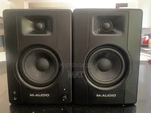 Studio Monitor Speakers and At2020 Mic