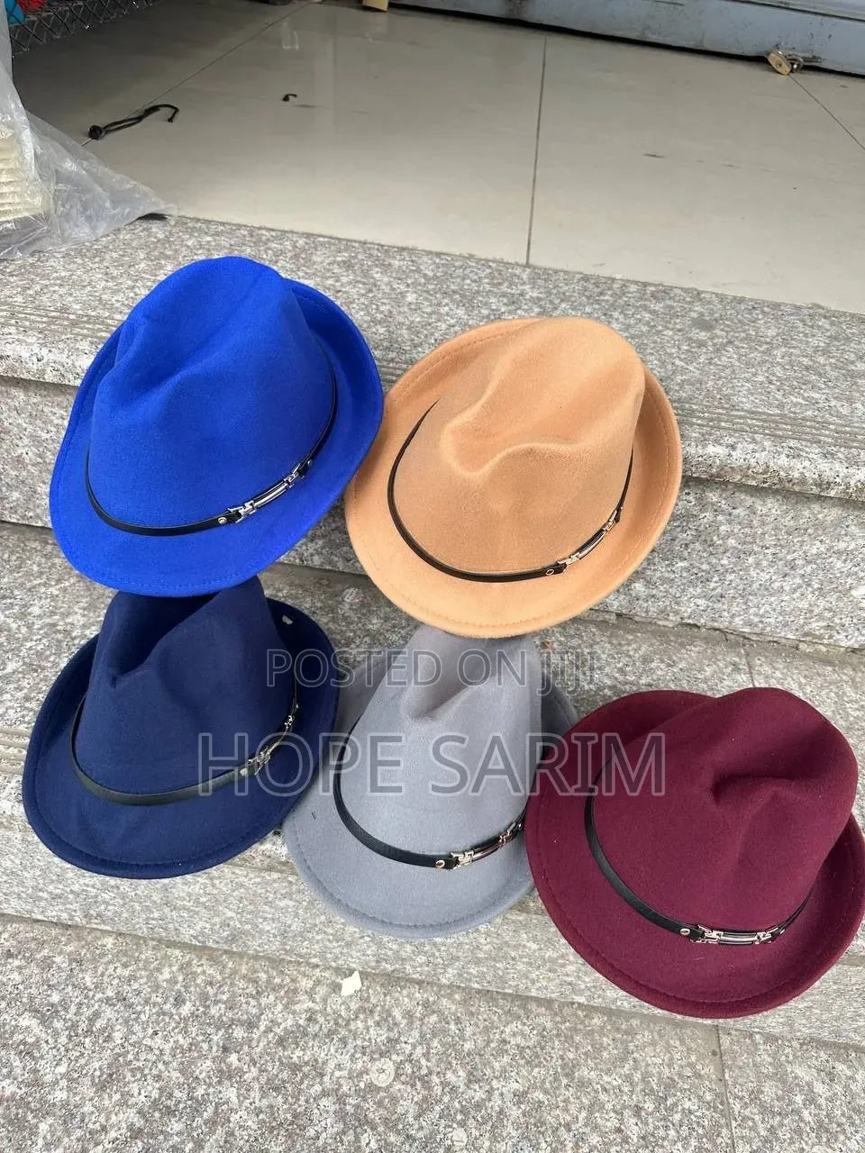 Men's Premium Wool Felt Fedora Hats —