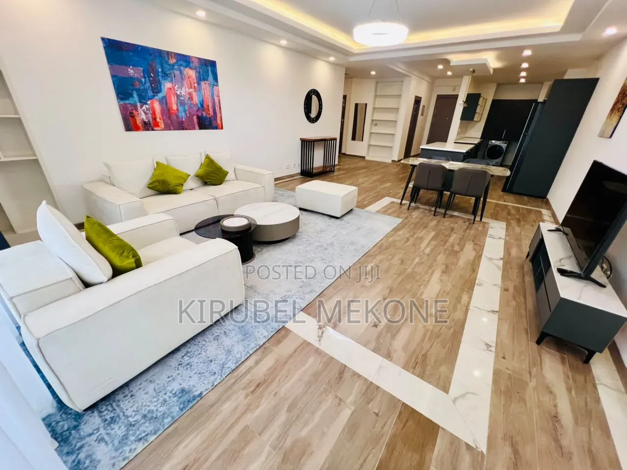 Furnished 3bdrm Apartment in Bole for rent