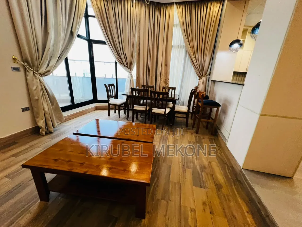 Furnished 4bdrm Apartment in Bole for rent