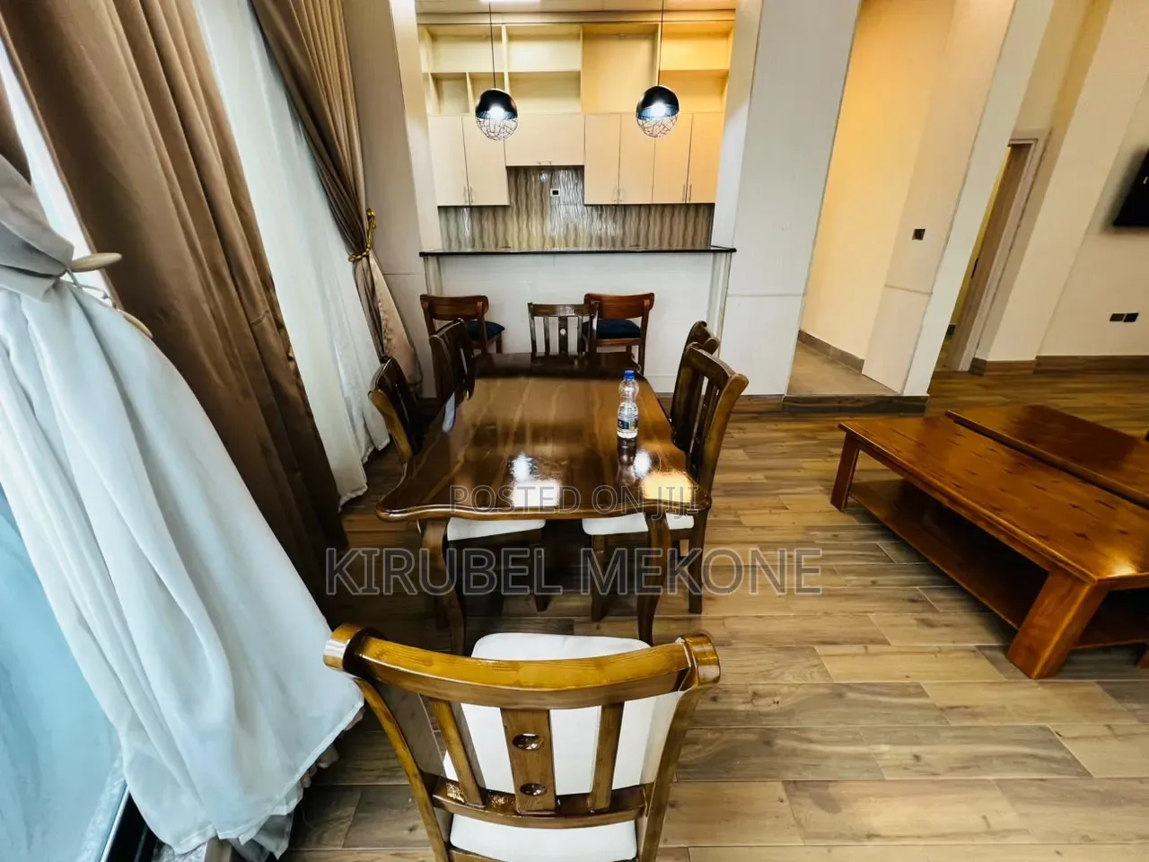 Furnished 4bdrm Apartment in Bole for rent
