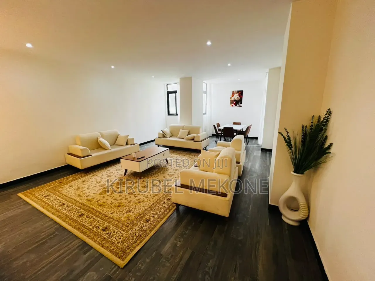 Furnished 3bdrm Apartment in Bole for rent