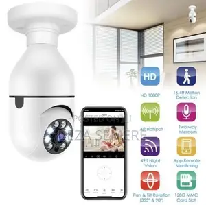 Auto Motion Tracking Bulb Cam With Night Vision