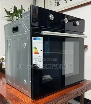 Kumtel Built-in Electric Oven Elegant Black Glass • Powerful