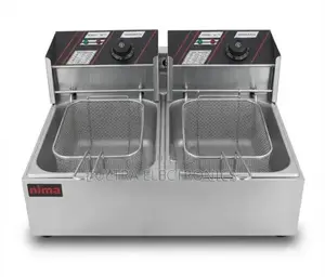 Nima Dual 12-Liter Commercial Electric Deep Fryer