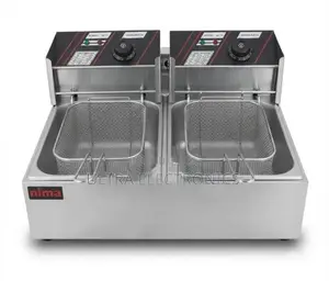 Nima Dual 12-Liter Commercial Electric Deep Fryer