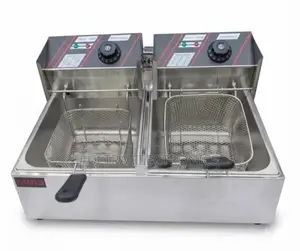 Nima Dual 12-Liter Commercial Electric Deep Fryer