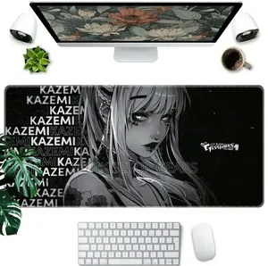 80x30x0.2 CM Kazemi Flowers Themed Gaming Mouse Pad - Desk Mat