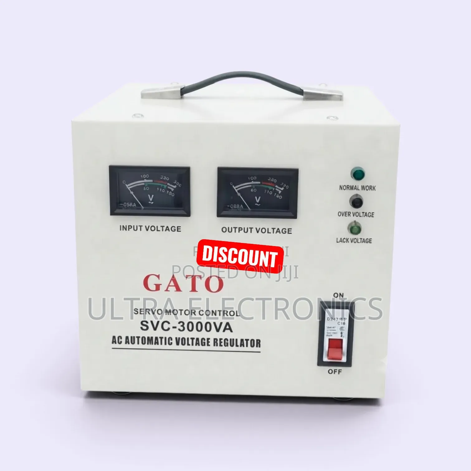 Glorious SVC-3000va Automatic Servo Voltage Stabilizer