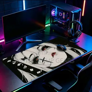 90x40x0.2 CM Gothic Anime Girl Themed Gaming Mouse Pad - Desk Mat