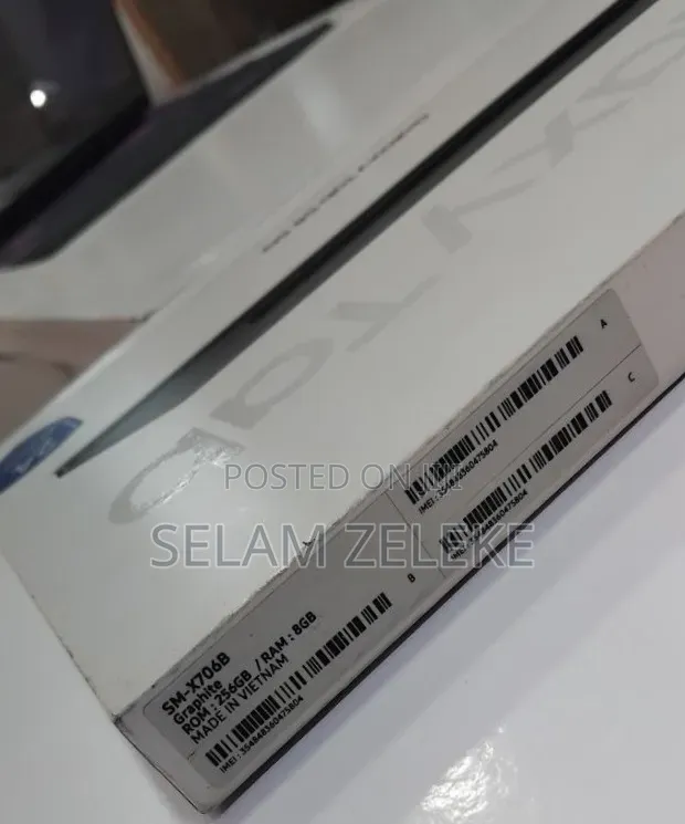 New Samsung Galaxy Tab S8 256 GB Black