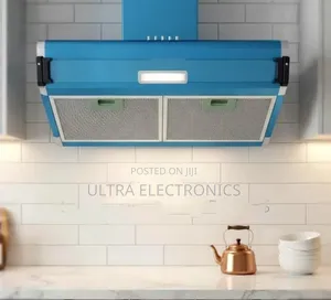 Modern Blue Silver Kitchen Range Hood Keep Your Kitchen Fresh