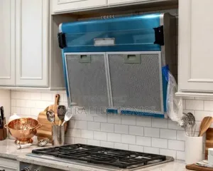 Modern Blue Silver Kitchen Range Hood Keep Your Kitchen Fresh