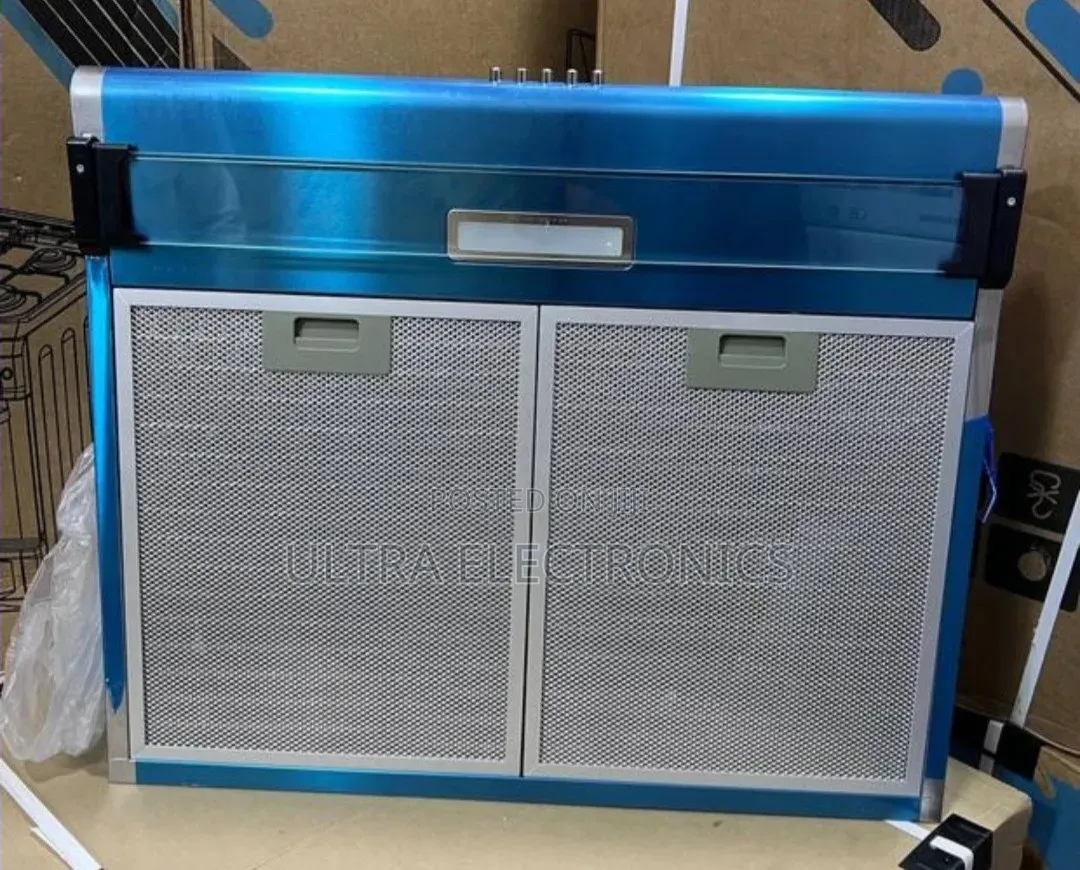 Hood Premium Blue Silver Cooker Hood Give Your Kitchen a Clean,