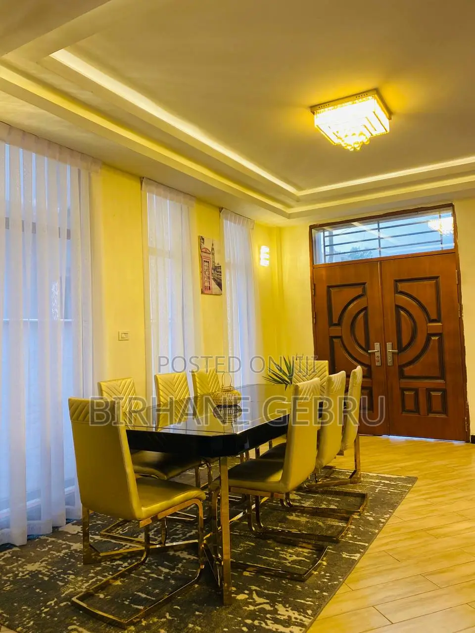 Furnished 6bdrm House in G+2 House Fernished, Bole for rent