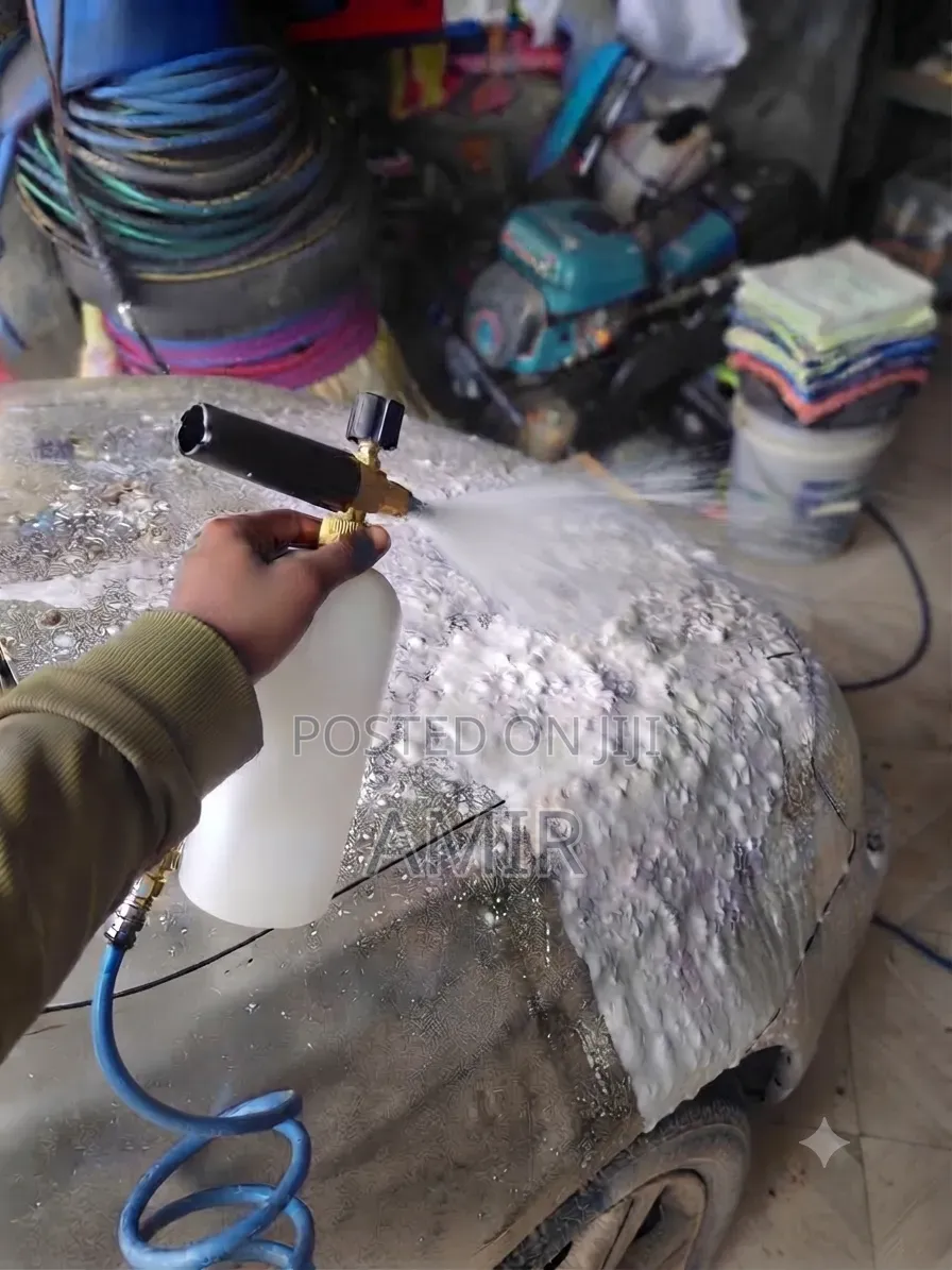 Adjustable Foam Gun / Car Washer Foam Bottle — የመኪና አረፋ ማመንጫ