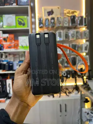 RUGGA'S HMJ-30 30000mAh Power Bank (Built-in Cables)