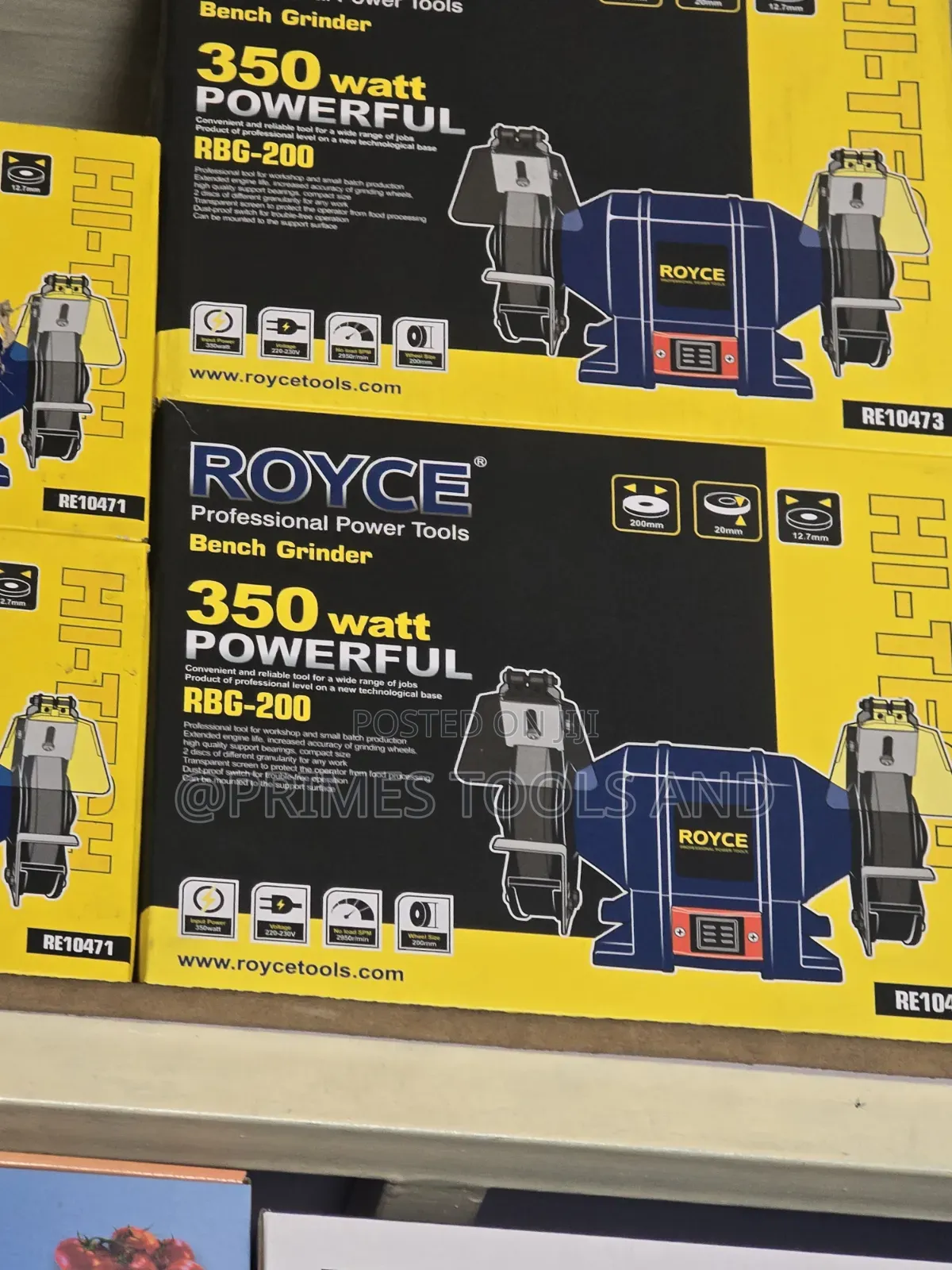 Royce 350W Bench Grinder Ethiopia