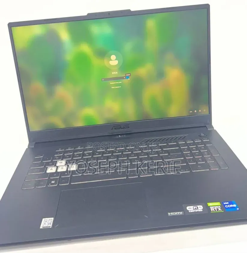 New Laptop Asus TUF Gaming A15 16GB Intel Core i7 SSD 512GB
