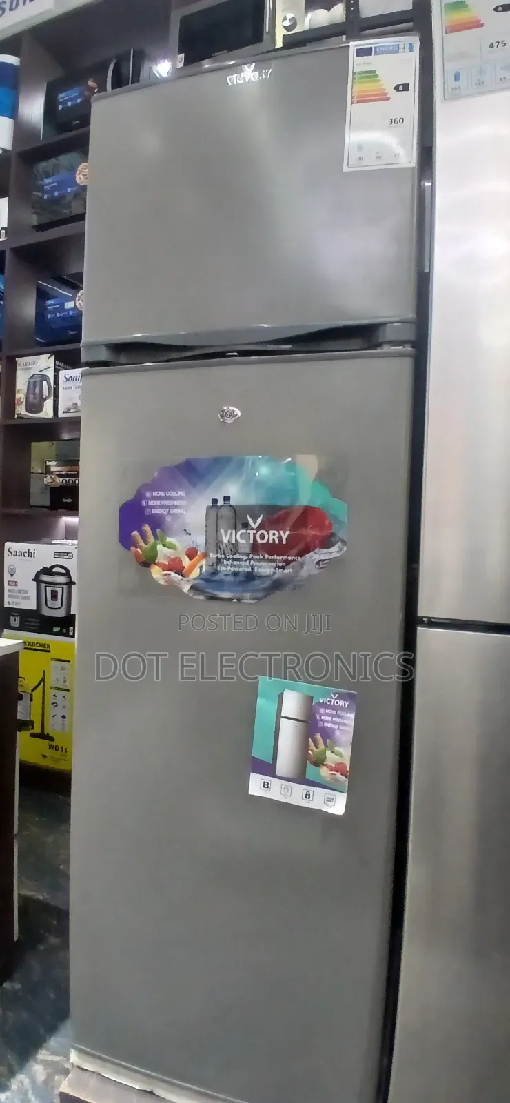 Victory Double-Door Top-Mount Freezer Refrigerator