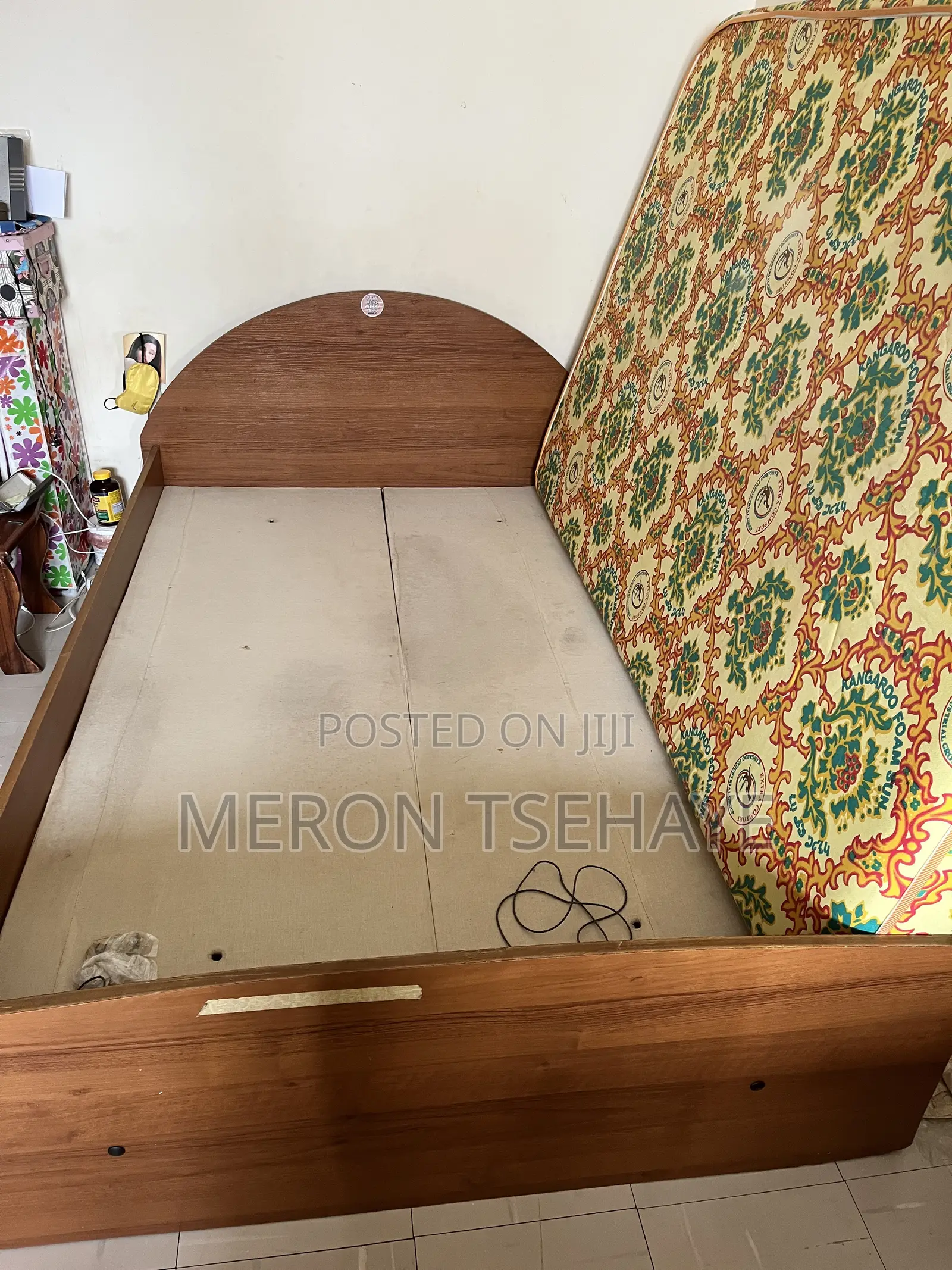 Bed With Mattress 1.20cm Used