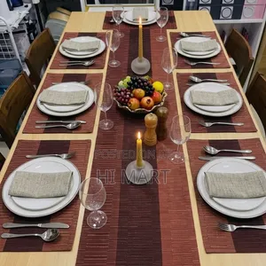 7pcs High Quality Table Mat Placement With Runner