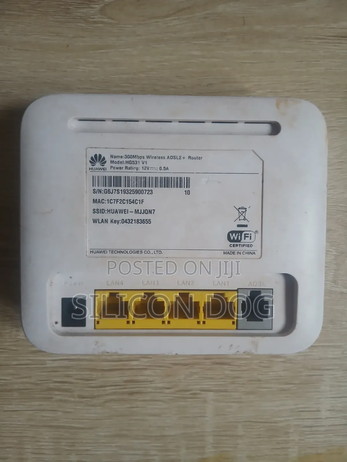 Huawei HG531 V1 ADSL2+ Wireless Router