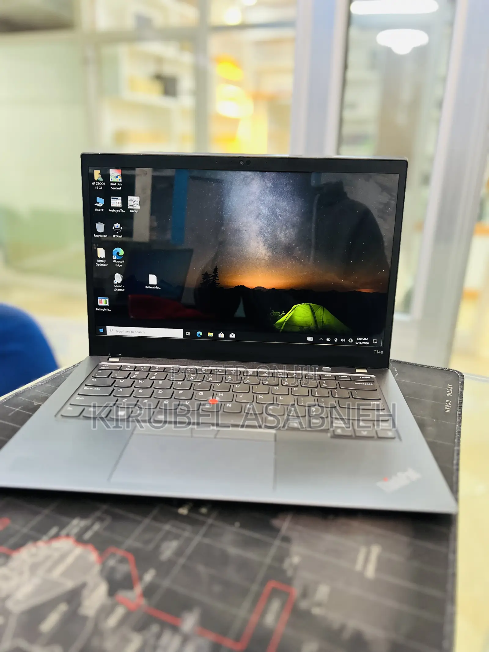 New Laptop Lenovo ThinkPad T14s Gen 2 16GB Intel Core i7 SSD 512GB