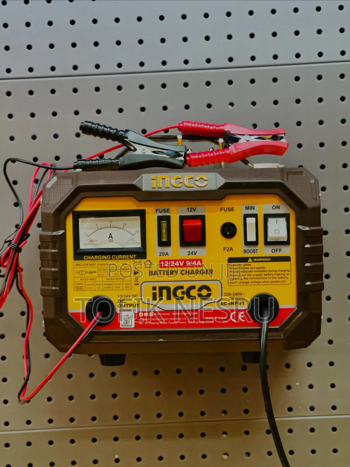 Battry Charger Ingco 12/24v