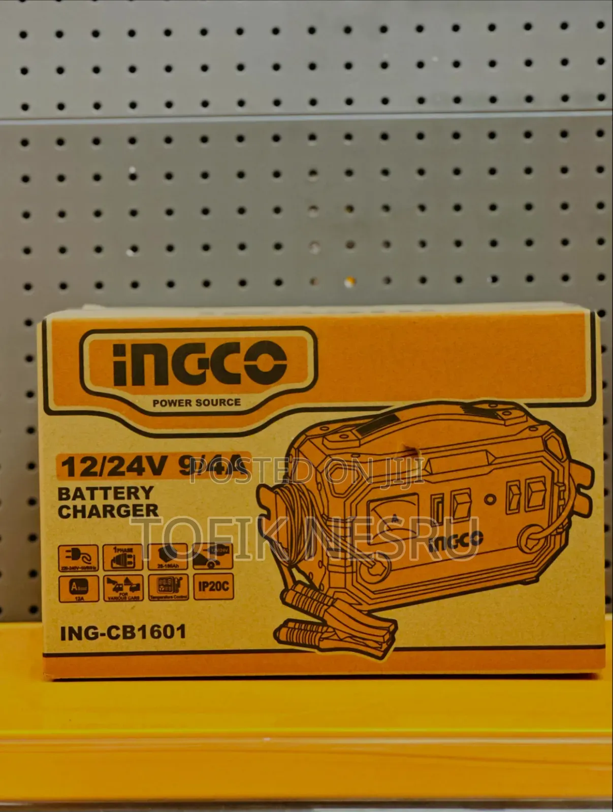 Battry Charger Ingco 12/24v