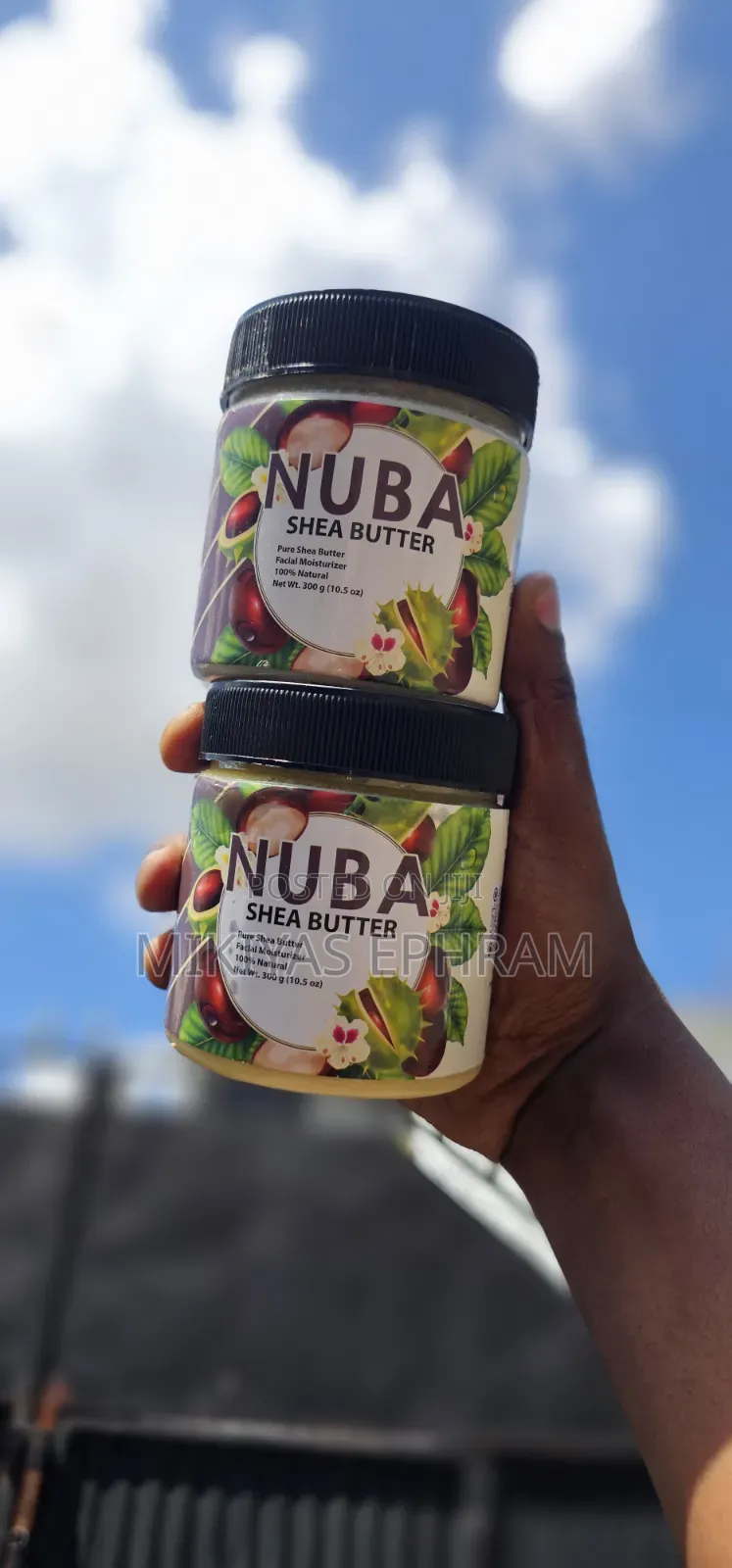 100% Pure NUBA Shea Butter - 300g Facial Moisturizer