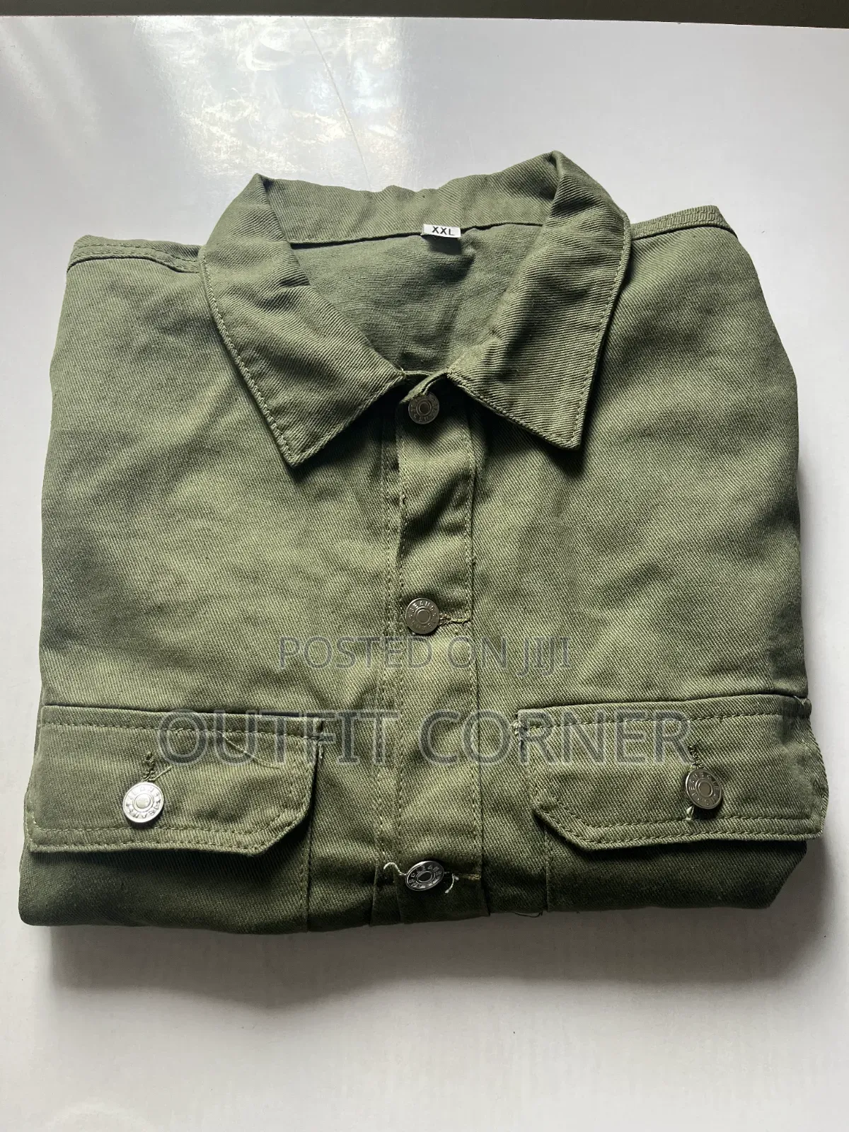 Green Casual Men's Shirt