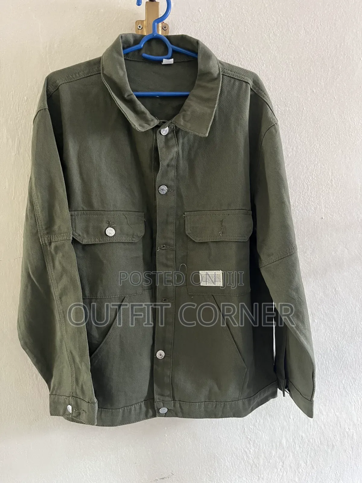 Green Casual Men's Shirt