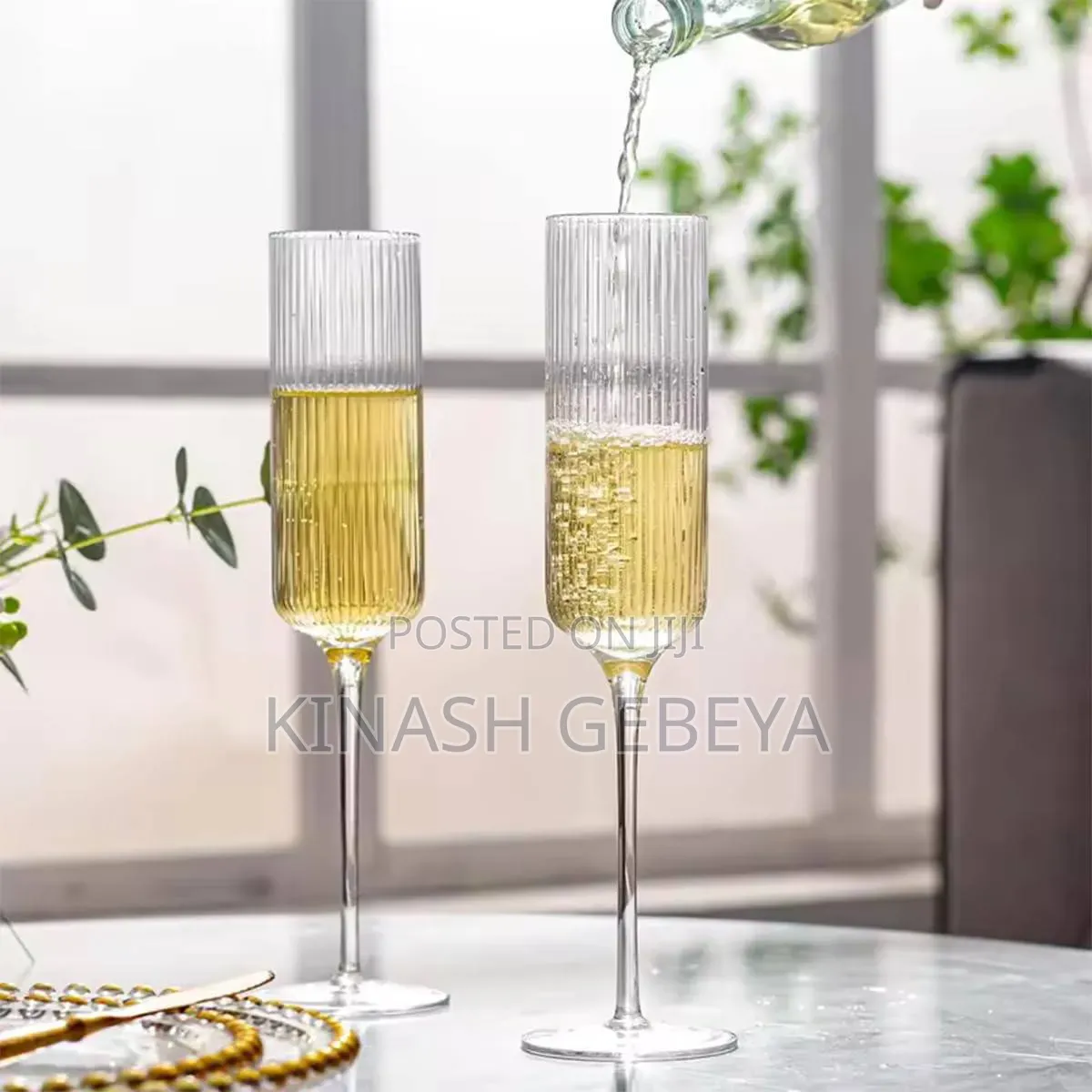 6pcs Top Qualitu Champaghe Flutes Glass Cups