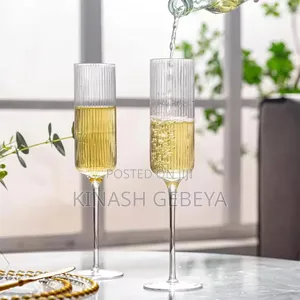 6pcs Top Qualitu Champaghe Flutes Glass Cups