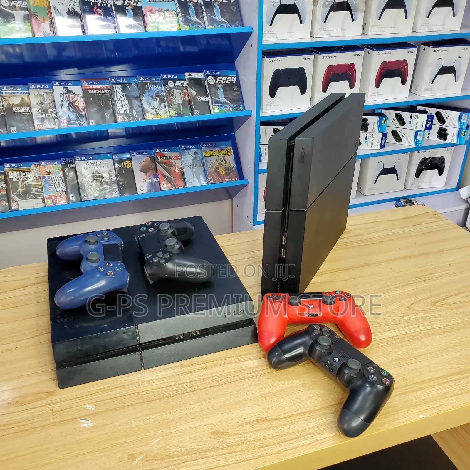 PS4 Fat ከነ 2 ኦሪጅናል ጆይስቲክ - G-Ps Store