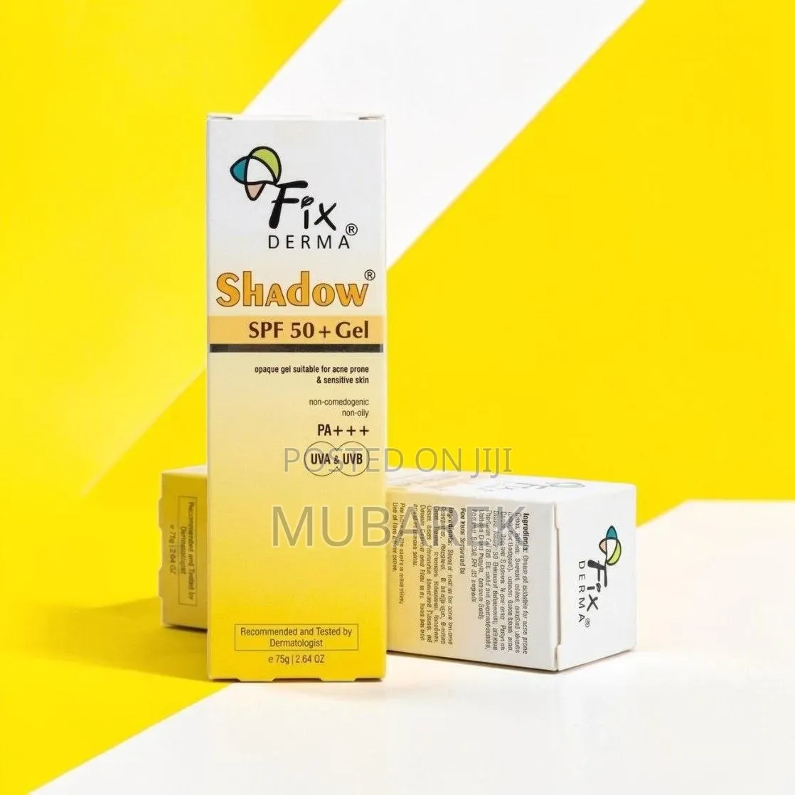 Fixderma Shadow SPF 50+ Gel–DuoPack Zonnebrand Zonder Verstopte Poriën