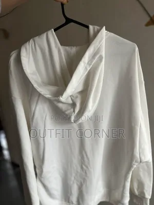 Milky White Men's Zipper Hoodie