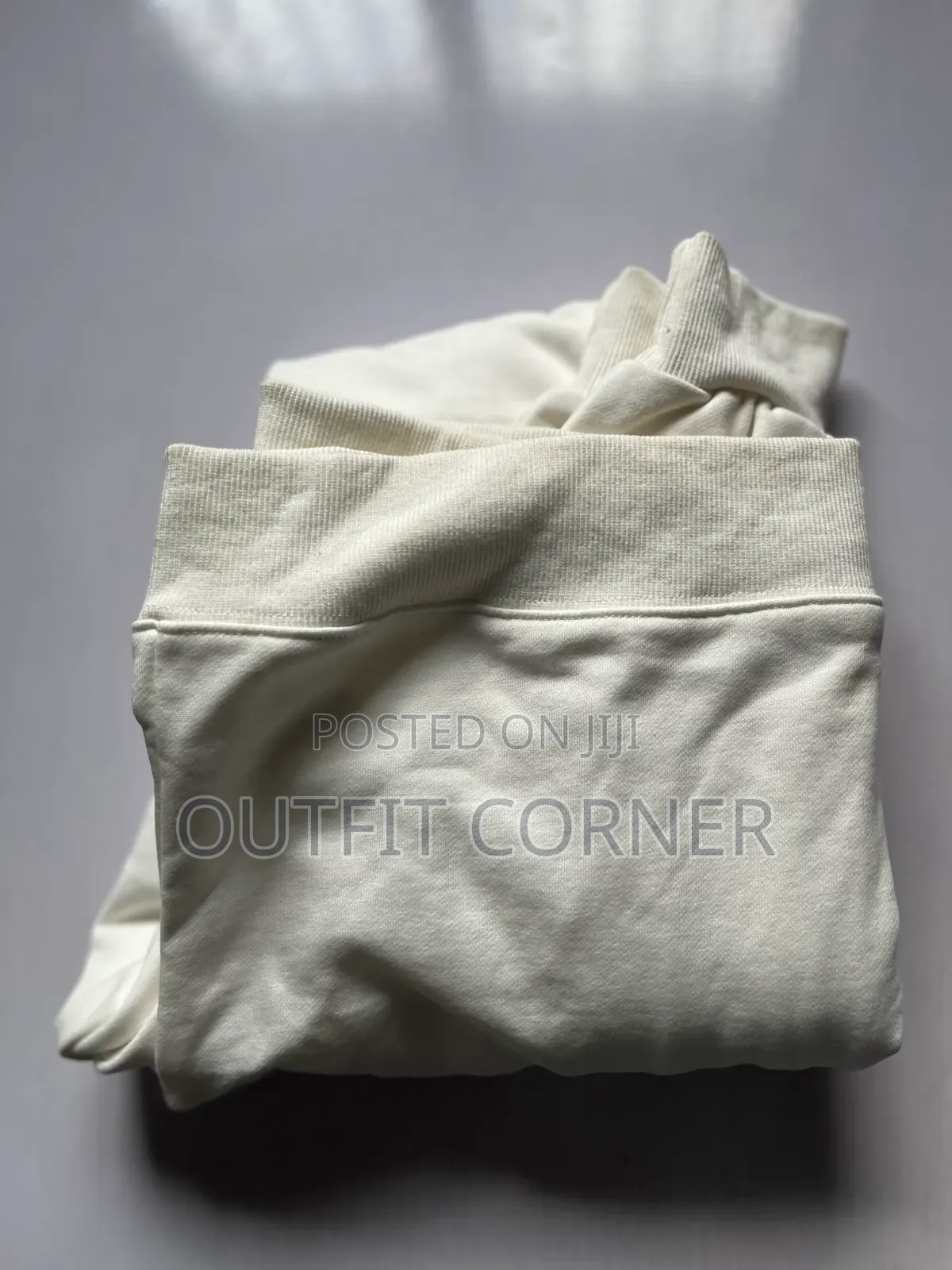 Milky White Men's Zipper Hoodie
