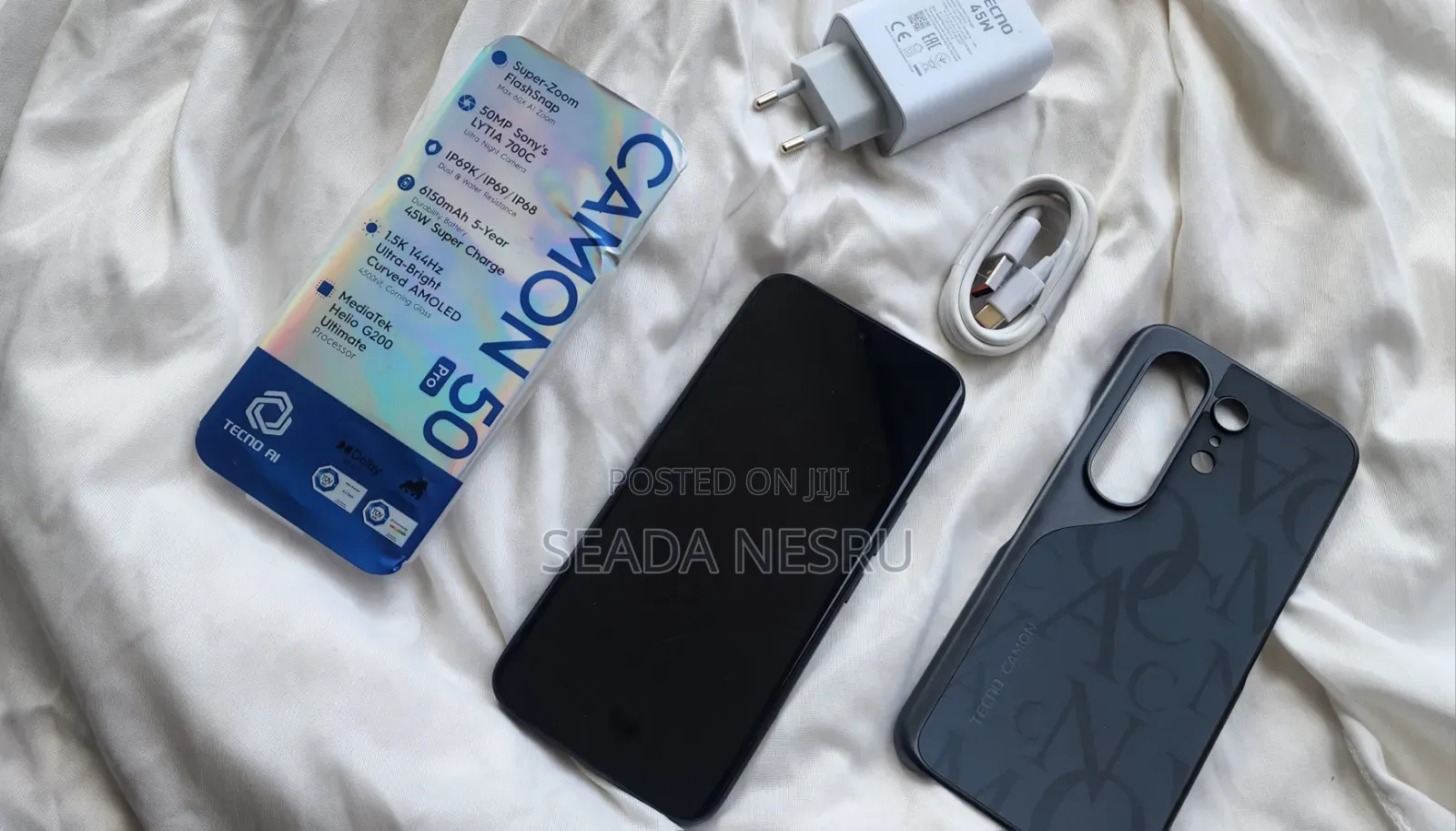 New Tecno Camon 50 Pro 256 GB Black