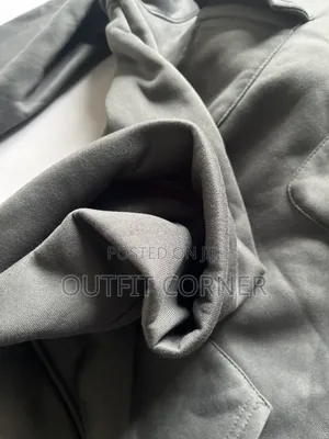 Gray Zipper Hoodie Jacket Men's
